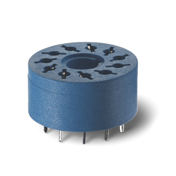 PCB socket blue, diameter 17,5mm.for 60.12 (90.14.1) image 1