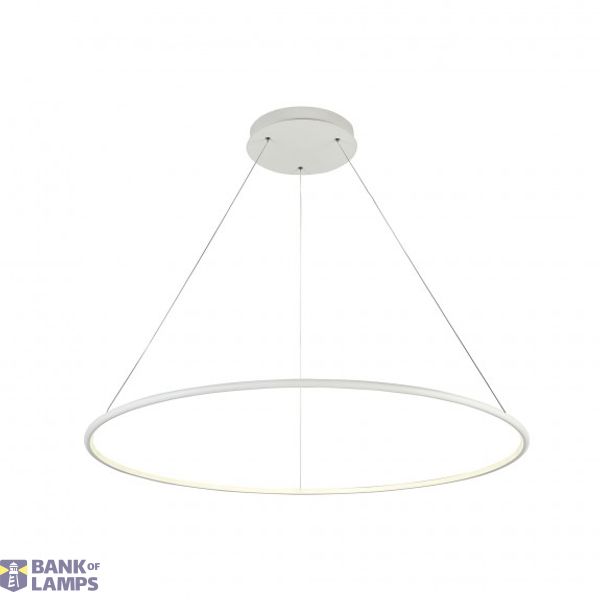 Modern Nola Pendant Lamp White image 2
