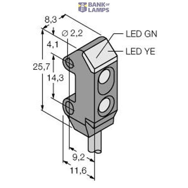 Photoelectric Sensor Convergent Mode Sensor   VS1AN5CV20Q image 1