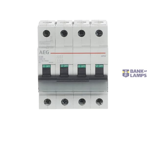 EP64 C25 Miniature Circuit Breaker - 4P - C - 25 A image 4