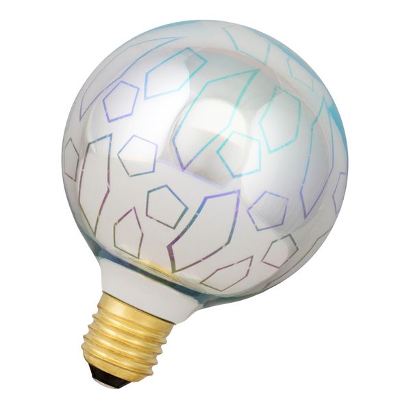 LED Magic 3D G95 E27 240V 4.5W Shards Green image 1