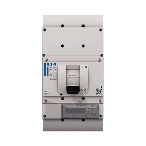 NZM4 PXR25 circuit breaker - integrated energy measurement class 1, 1600A, 4p, variable, Screw terminal, withdrawable unit image 8
