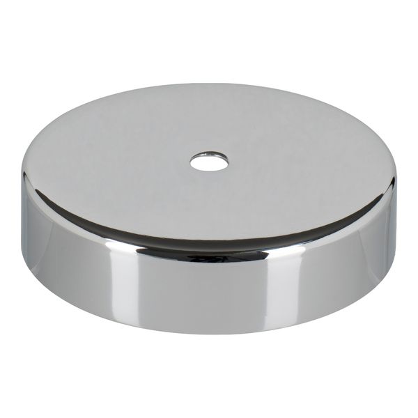 Ceiling Cup Metal Chrome + Transparent Cord Grip image 1