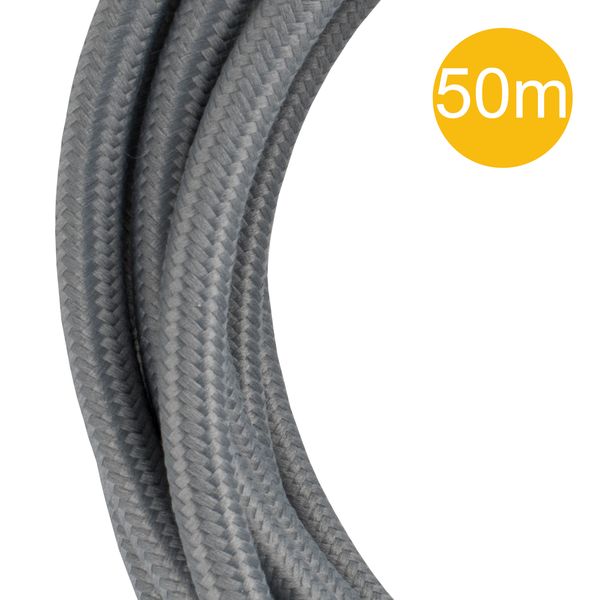 Textile Cable 3C 50M Grey image 1