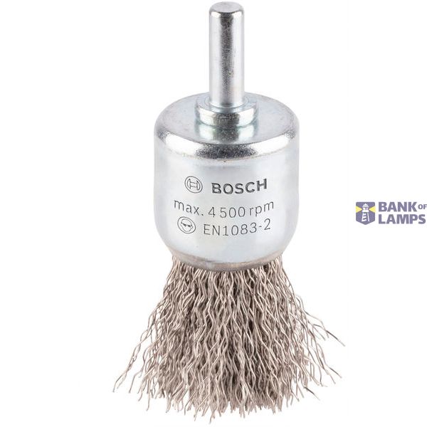 End Brush Crimped 25x0.3 mm Stainless image 1