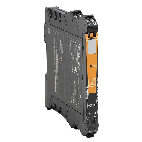 Temperature converter, Input : Temperature, PT100, Output : 0(4)-20 mA image 2