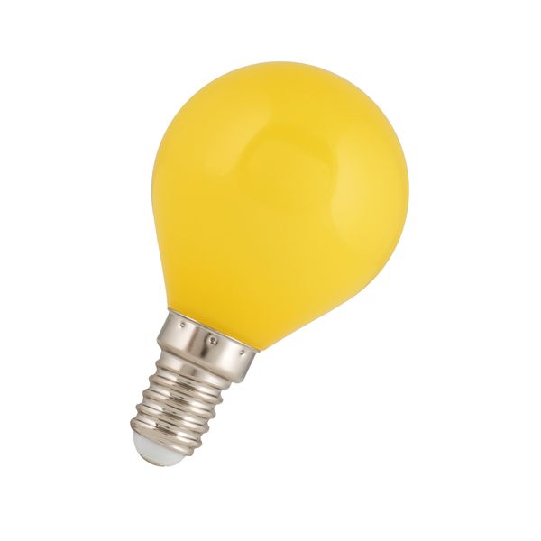 LED Ball G45 E14 240V 1W Yellow image 1