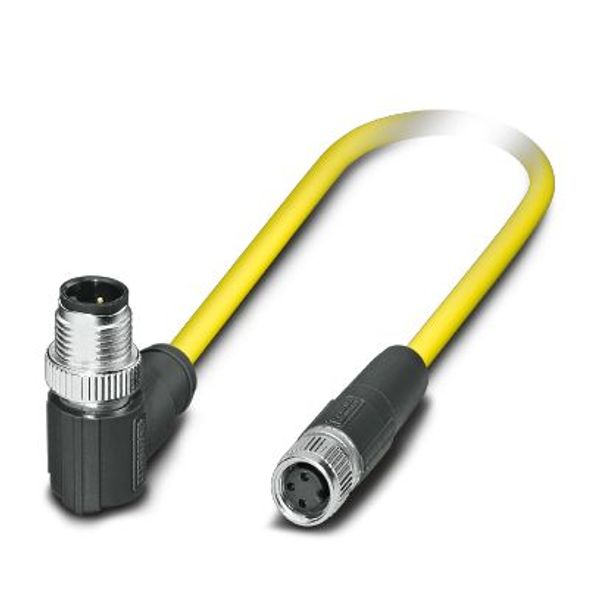 SAC-3P-M12MR/ 0,5-542/M8FSSHBK - Sensor/actuator cable image 2