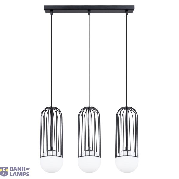 Pendant lamp BRINA 3L black image 1