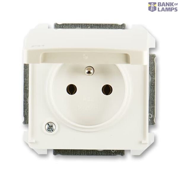 Outlet singel w.claws, IP44 image 1
