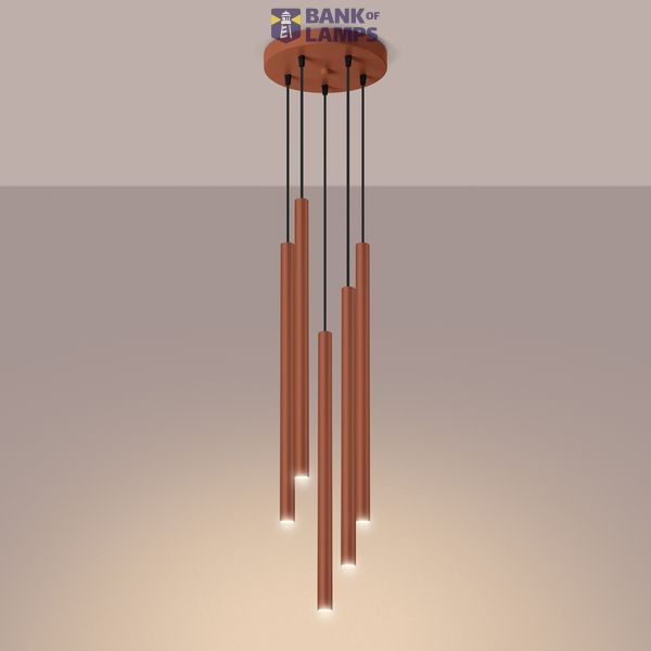PASTELO HANGING LAMP 5P RED OCHRE 5XG9 image 6