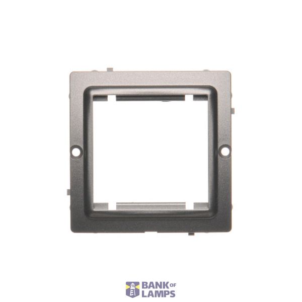Transition adapter for 45x45 mm fitting type, Inox, metallized image 1