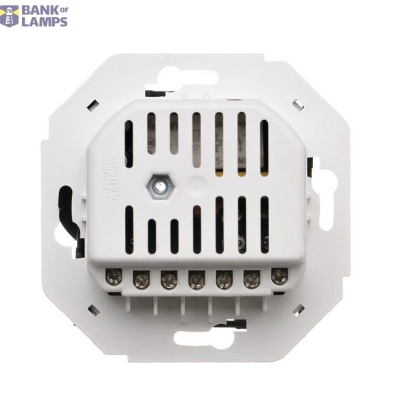 Double Keystone flat IT/telephone socket cover, (module), anthracite, metalic image 1