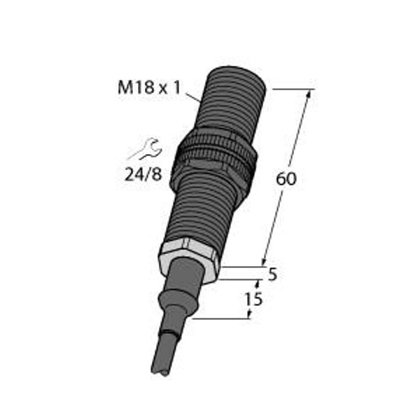 Inductive Sensor For Underwater Applications   BI5-P18-AP6/S139-S1261 image 1