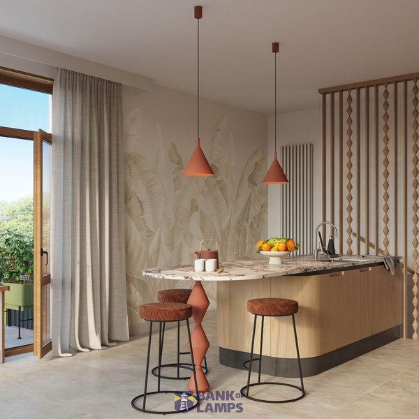 Pendant lamp NOX 25 red ochre image 5