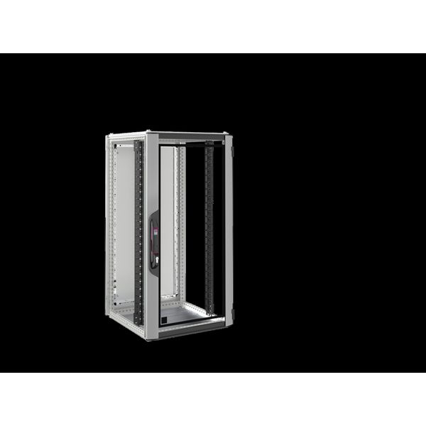 VX IT, solid,IP55,19"mounting angles, standard,RAL7035,WHD 600x1200x600mm, 24U image 2