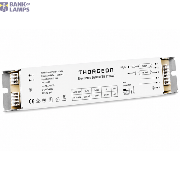 Electronic Ballast T8 2*36W image 1