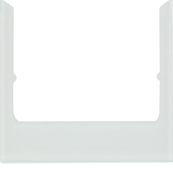 Design frame for KNX Touch Control 3.5", sharp edges, glass, white image 1