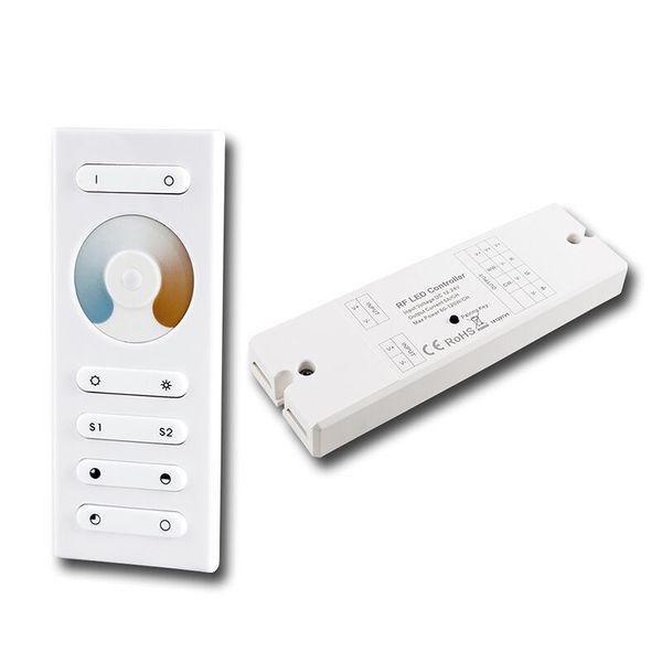 RF controller set - CCT, 1 zone, white + receiver image 1