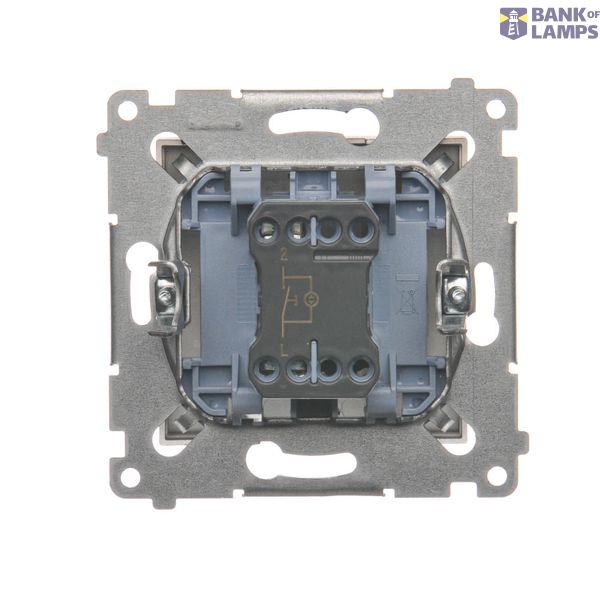 Single button with pictogram for switches and push buttons, cream white/electro white image 1