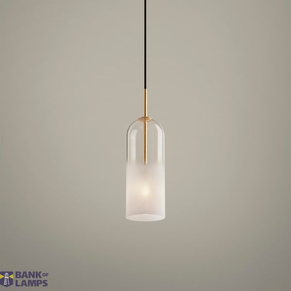 Pendant Glam 310mm for Deltatrack E14 23W Matte gold image 1