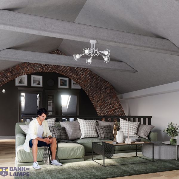 CEILING LAMP ARTEMIS 3 WHITE E14 3X40 IP20 image 7