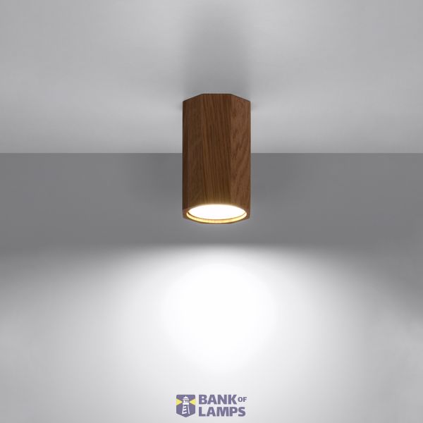SPOT ZEKE 10 OAK GU10 1X40W IP20 image 5