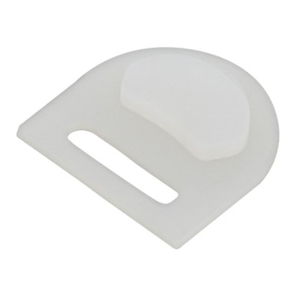 Silicone end cap long hole for silicone profile 19x19 round image 1