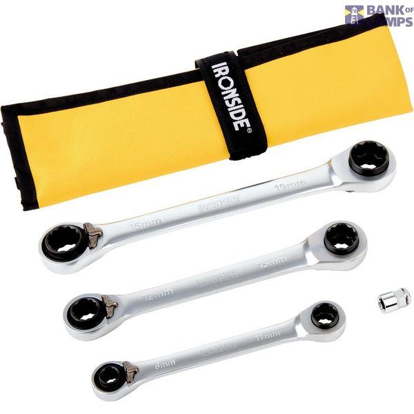 Double-ended wrench set Ironside 8-19mm 4pcs. image 1