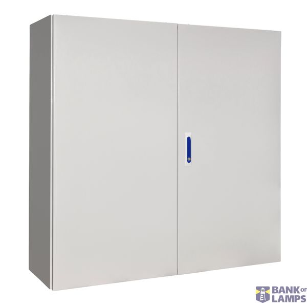 Wall-mounted enclosure 2 doors IP54 H=1200 W=1200 D=400 mm image 1