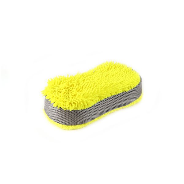 Microfiber yellow sponge 63g 23x10,5x5cm image 1