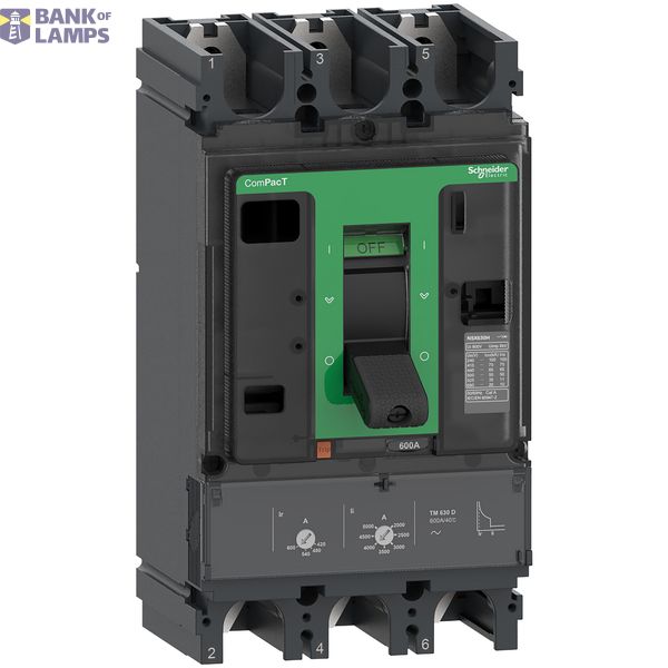 NSX630H 70kA AC 630A TMD 3P3D image 1