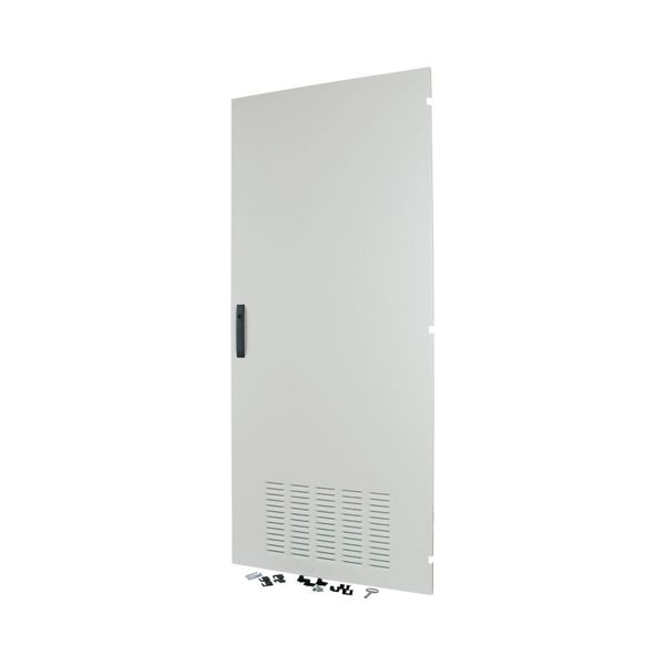 XLSD4R143 Section door, ventilated IP42, hinges right, HxW = 1400 x 300mm, grey image 3