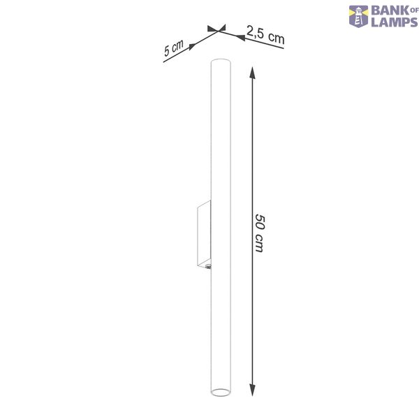 WALL LAMP PASTELO 2 BLACK G9 2X8W IP20 image 5