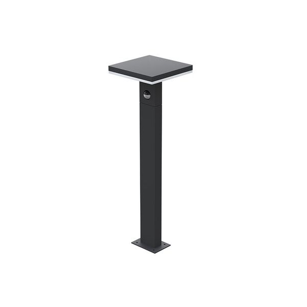 PANLUX LED lamp BARI S 10W 800lm 4000K with sensor IP54 anthracite image 1