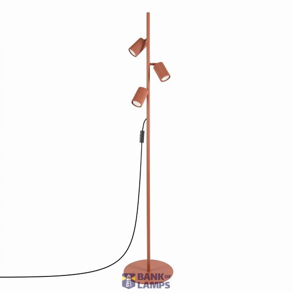 Floor lamp KARBON 3 red ochre image 2