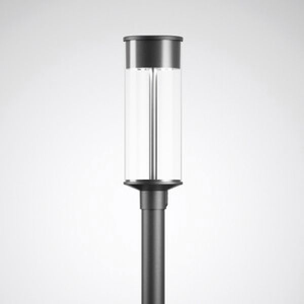Post-top luminaires Lumantix Zylinder (LTX Z) CLO (normal) Lens Anthracite ETDD 11,50W 1200lm 70 asymmetric wide (AB2L) IP65 IK10 5 SDCM 7088851 image 1