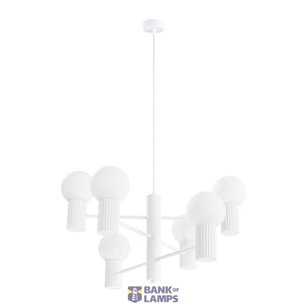 Chandelier HALO 6 white image 2