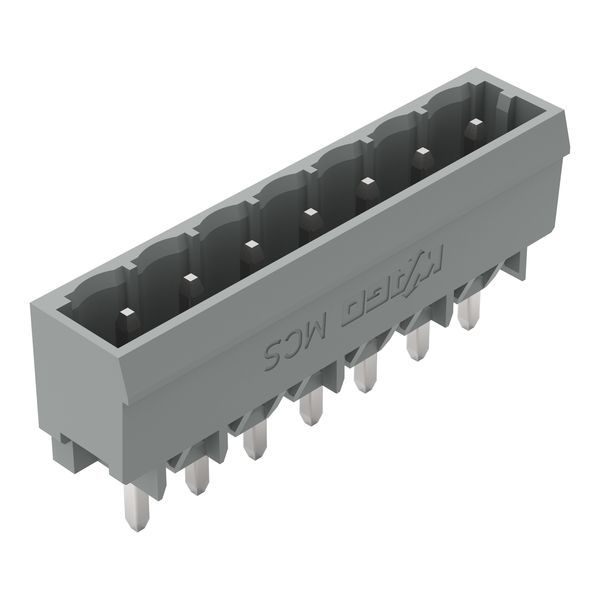 231-167/001-000 THT male header; 1.2 x 1.2 mm solder pin; straight image 1