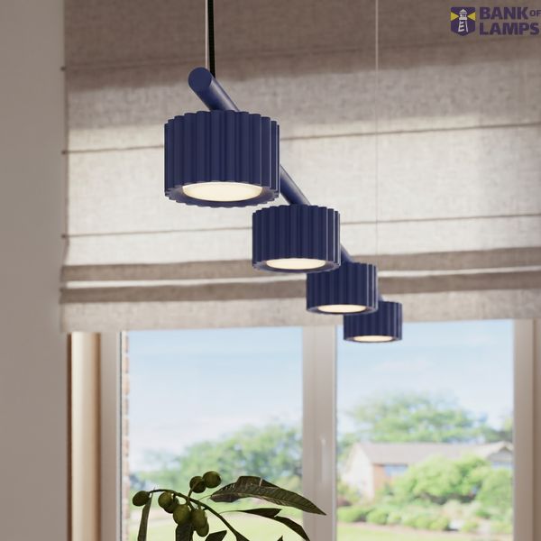 Chandelier AURA 4 ultramarine Gx53 image 7