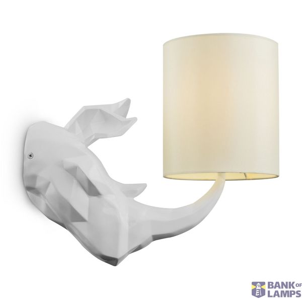 Table & Floor Nashorn Wall Lamp White image 1