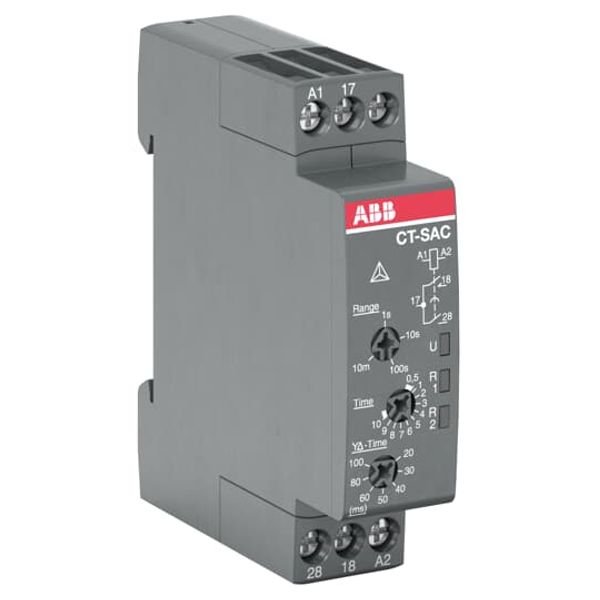 CT-SAC.22 Time relay, Star-delta 2n/o, 24-48VDC/24-240VAC image 3