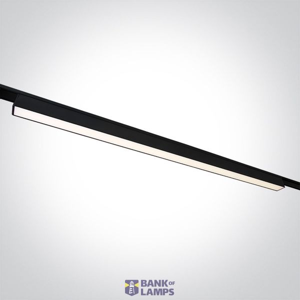 43100FD/B/V BLACK 30W LINEAR LIGHT CCTV 48V IP20 image 1