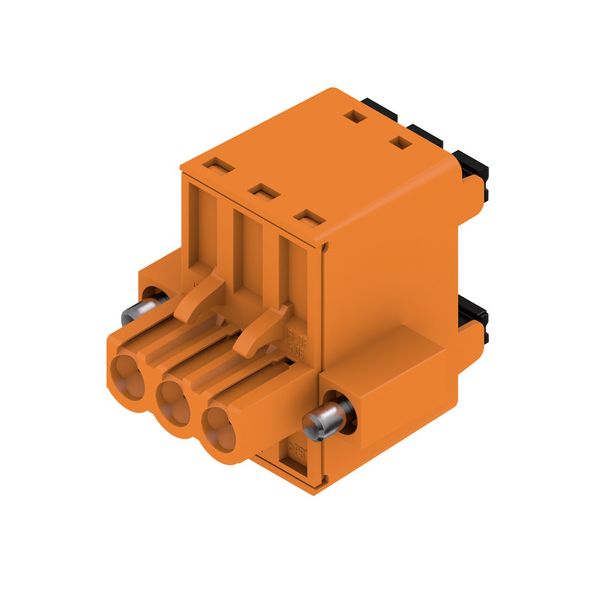 PCB plug-in connector, female plug, 5.08 mm, Number of poles: 3, 180°, PUSH IN with actuator, Clamping range, max. : 3.31 mm², Box image 1