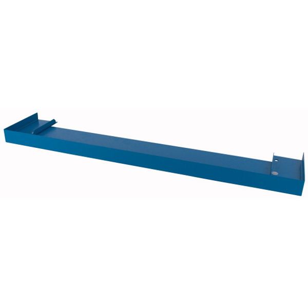 XSFDR12-X1-B Branding strip, drain rail, W=1200mm, blue image 1