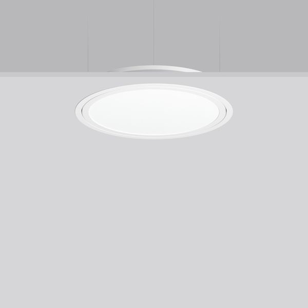 TRIONA round, 48 W, 4650 lm, 830, white, DALI Recessed ceiling luminai image 1