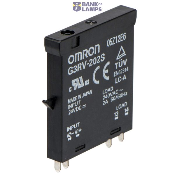 G3RV1006F Solid-state relay, plug-in, 5-pin, 2A, 75-264VAC, without zero cross function G3RV1006F image 1