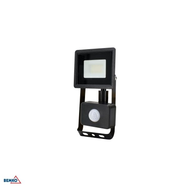 LED FLOODLIGHT SMD KASTEL 10W 4000K 800LM IP65 PIR BLACK image 1