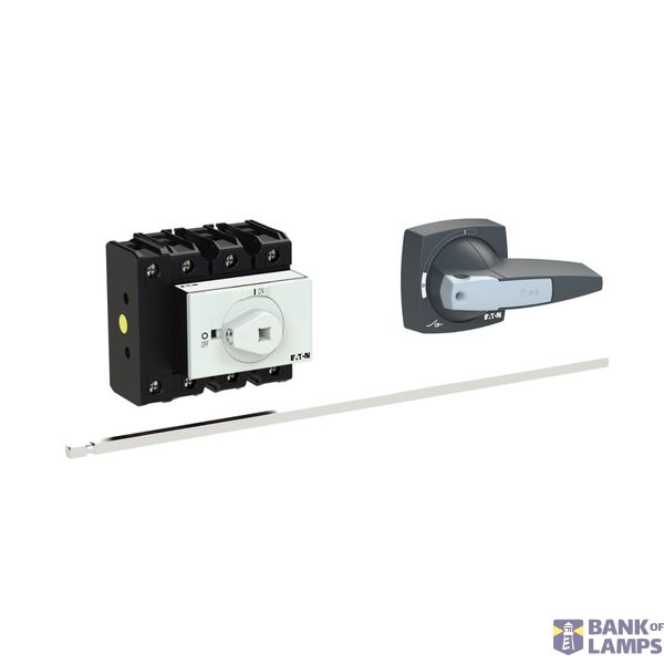 P3 Main switch, 80 A,Rear mounting, 4 pole, Form M4/K2-G, Gray, Short  image 4