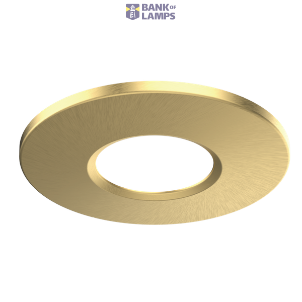 Mauna Tilt Round Magnetic Bezel Brushed Brass image 1